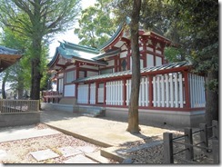 八幡神社社殿裏